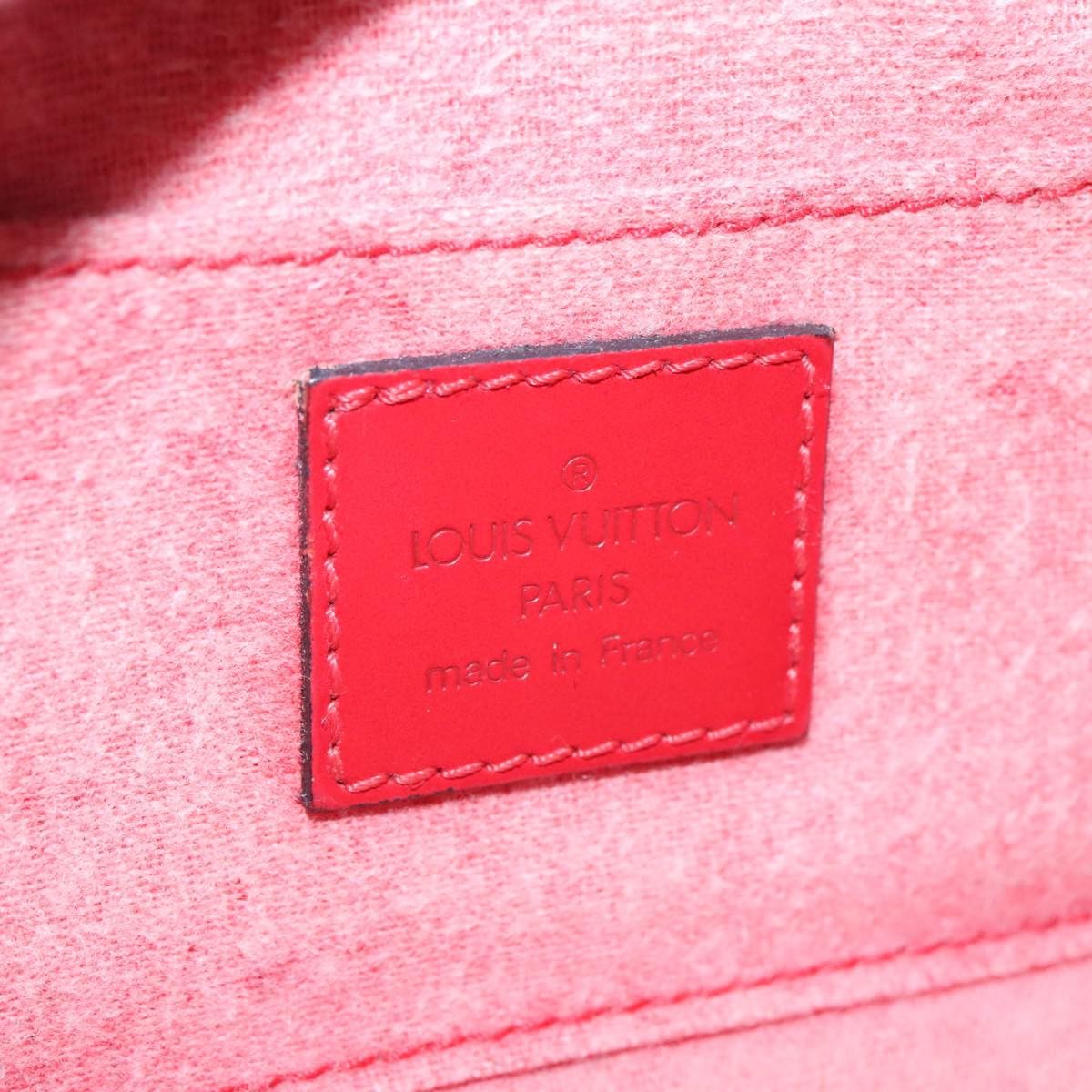 Louis Vuitton Dauphine Red Leather Clutch Bag (Pre-Owned) Size ONE SIZE - 11 Thumbnail