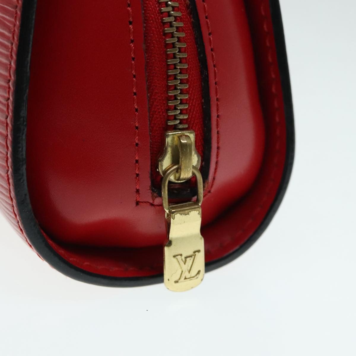 Louis Vuitton Dauphine Red Leather Clutch Bag (Pre-Owned) Size ONE SIZE - 9 Thumbnail