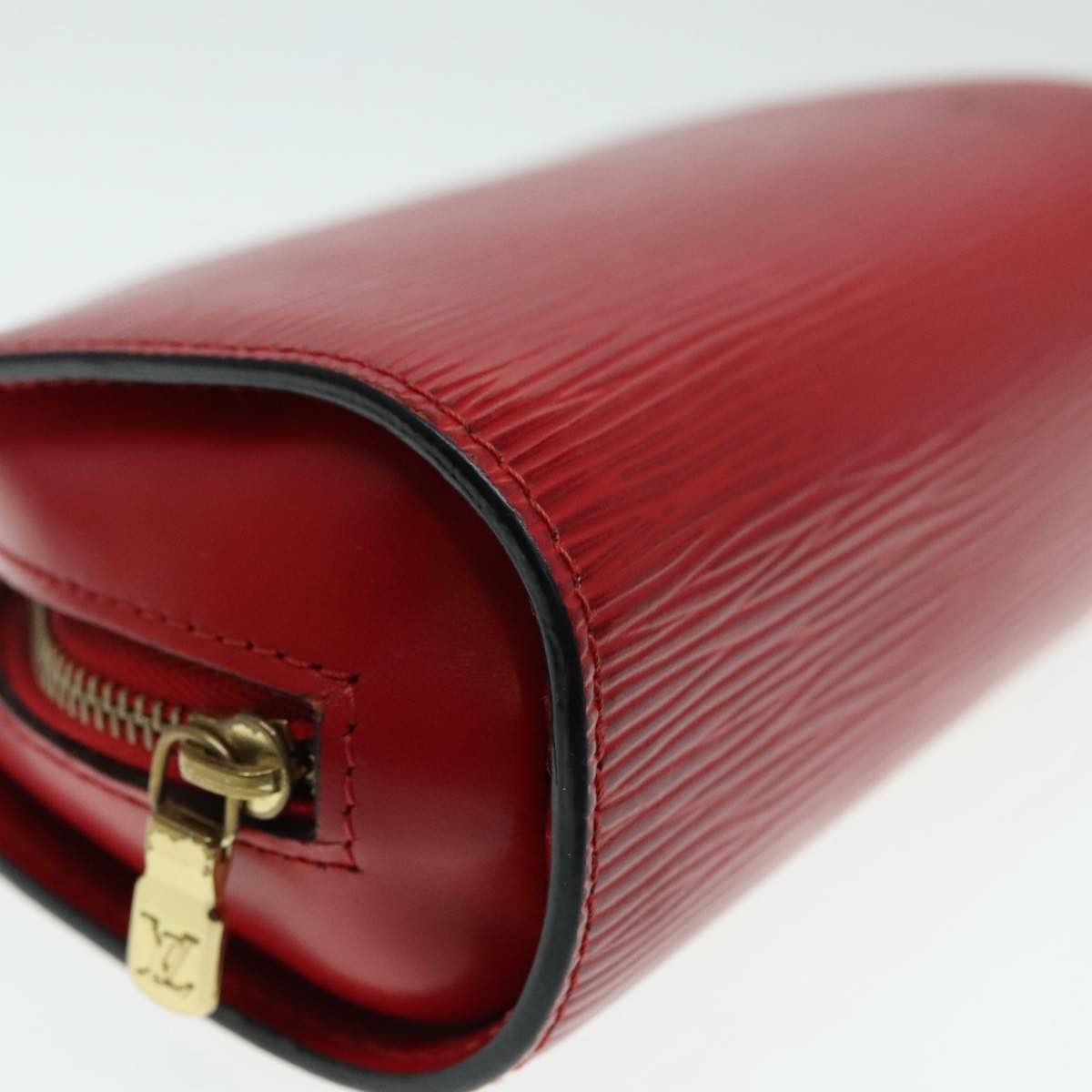 Louis Vuitton Dauphine Red Leather Clutch Bag (Pre-Owned) Size ONE SIZE - 7 Thumbnail