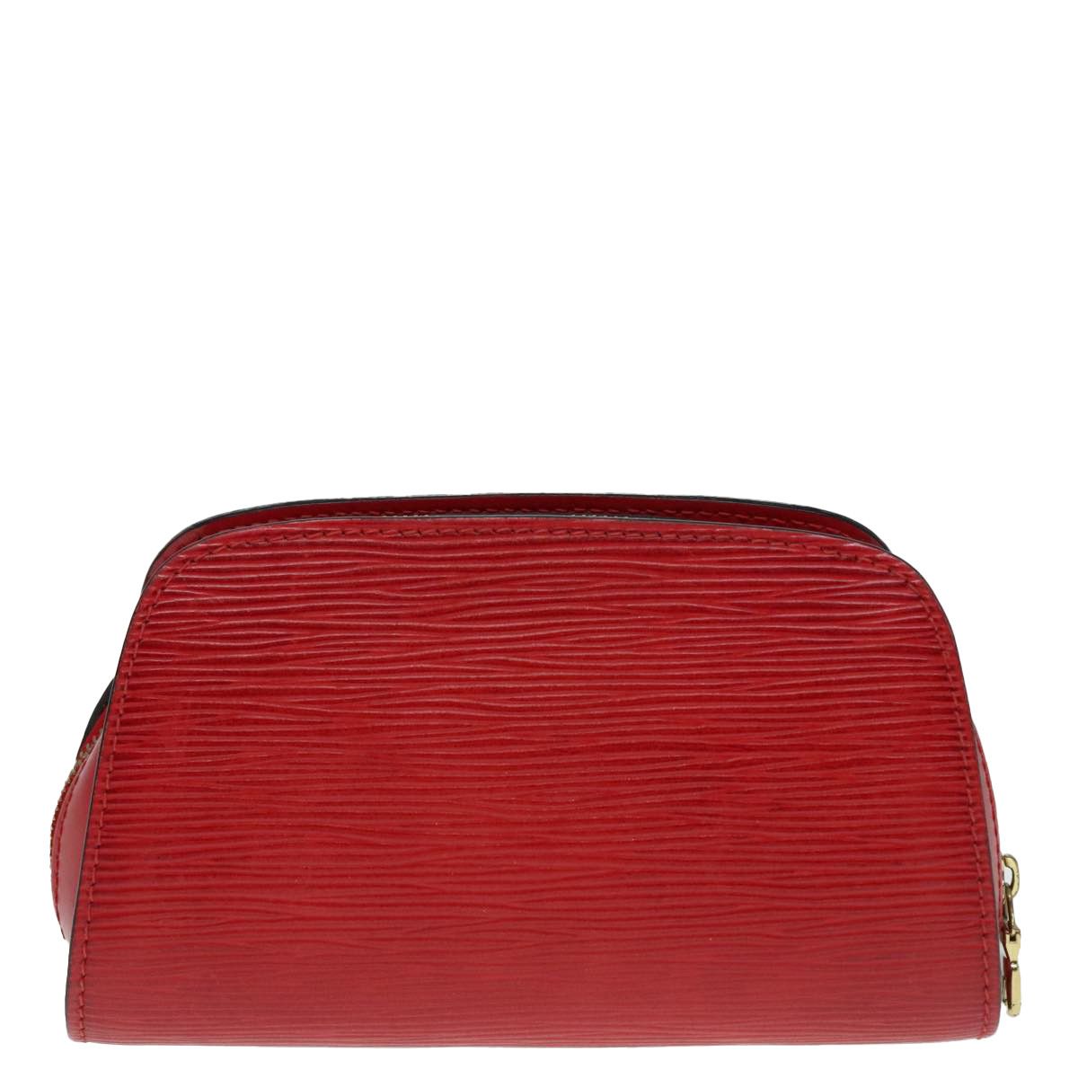 Louis Vuitton Dauphine Red Leather Clutch Bag (Pre-Owned) Size ONE SIZE - 2 Thumbnail