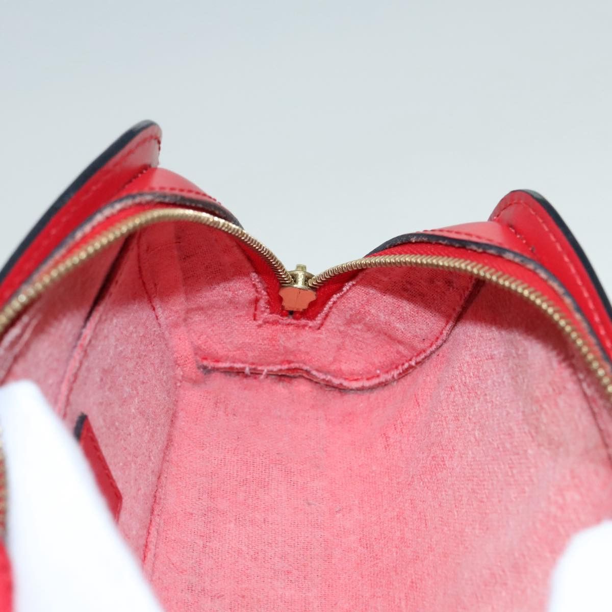 Louis Vuitton Dauphine Red Leather Clutch Bag (Pre-Owned) Size ONE SIZE - 15 Thumbnail