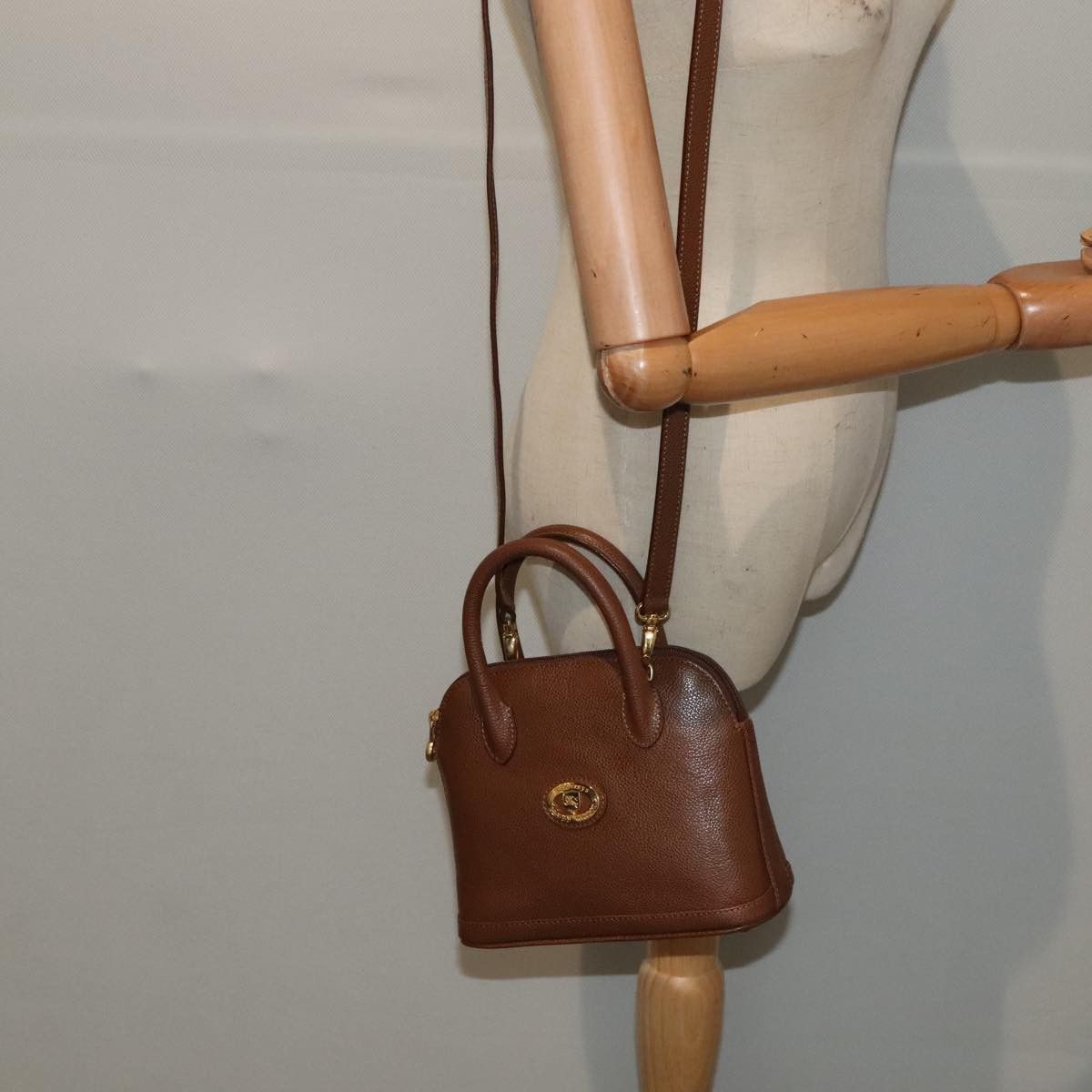 Burberry Brown Leather Handbag (Pre-Owned) Size ONE SIZE - 15 Thumbnail