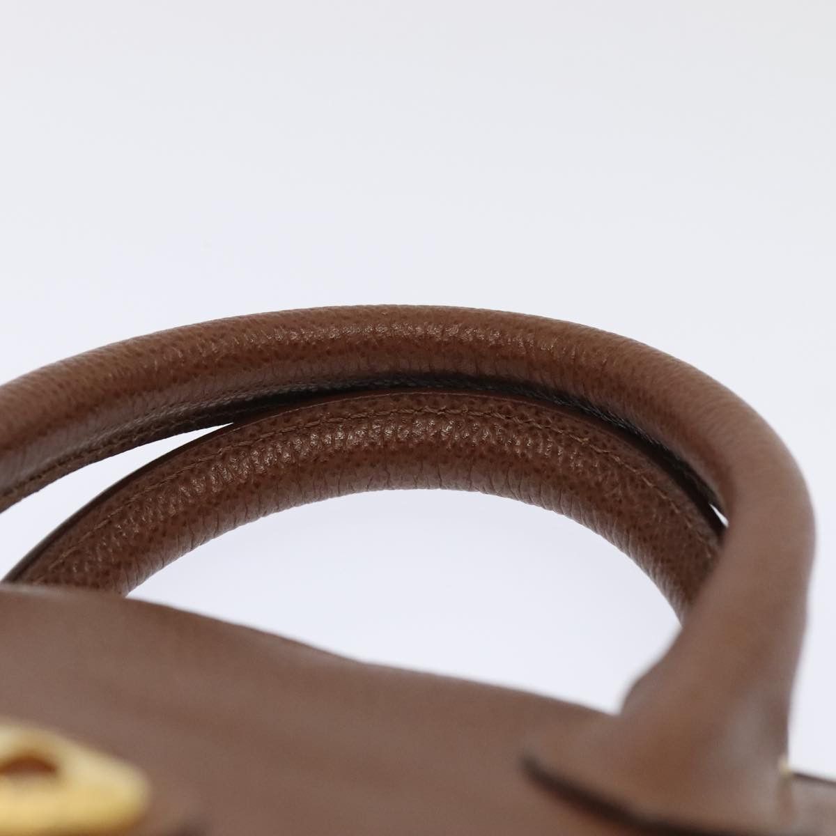 Burberry Brown Leather Handbag (Pre-Owned) Size ONE SIZE - 6 Thumbnail