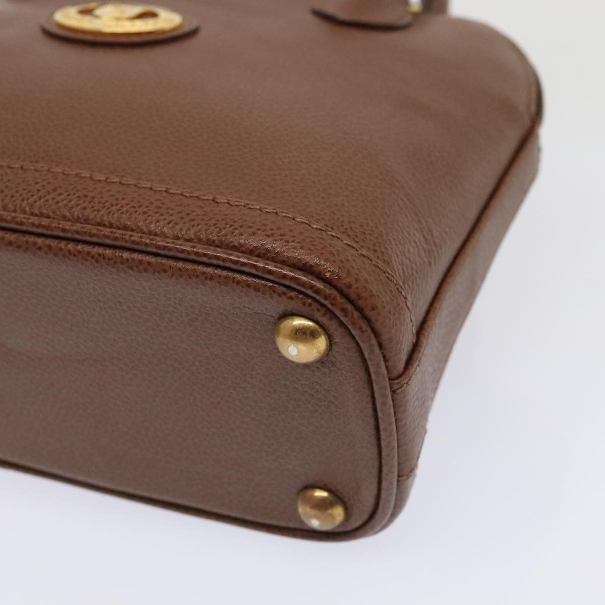 Burberry Brown Leather Handbag (Pre-Owned) Size ONE SIZE - 7 Thumbnail