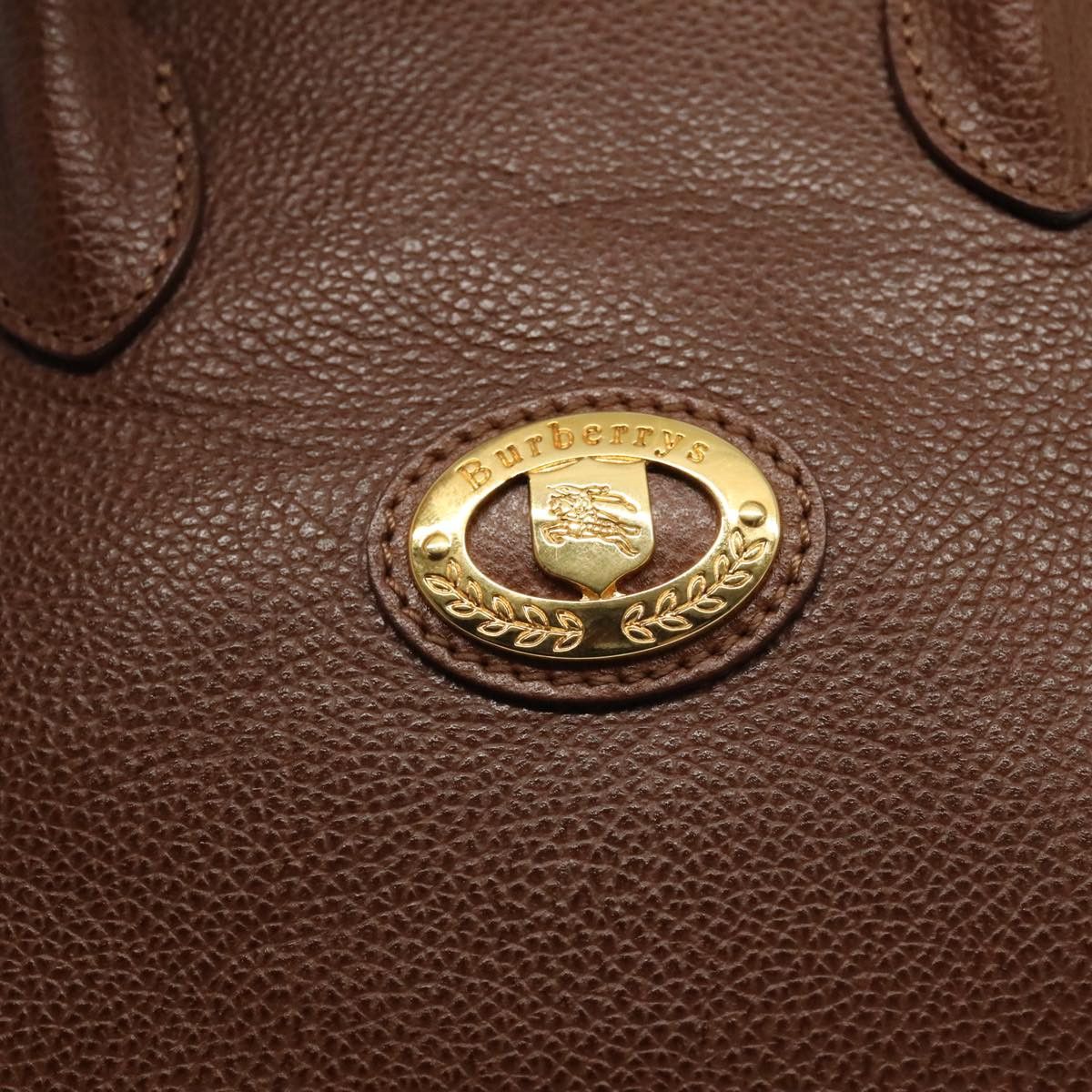 Burberry Brown Leather Handbag (Pre-Owned) Size ONE SIZE - 19 Thumbnail