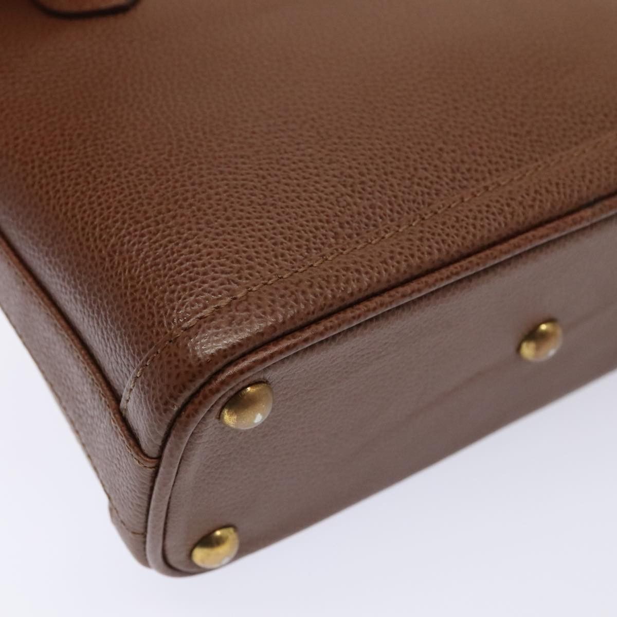 Burberry Brown Leather Handbag (Pre-Owned) Size ONE SIZE - 10 Thumbnail