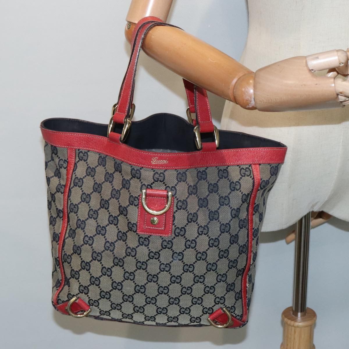 Gucci Beige Canvas Tote Bag (Pre-Owned) Size ONE SIZE - 13 Thumbnail