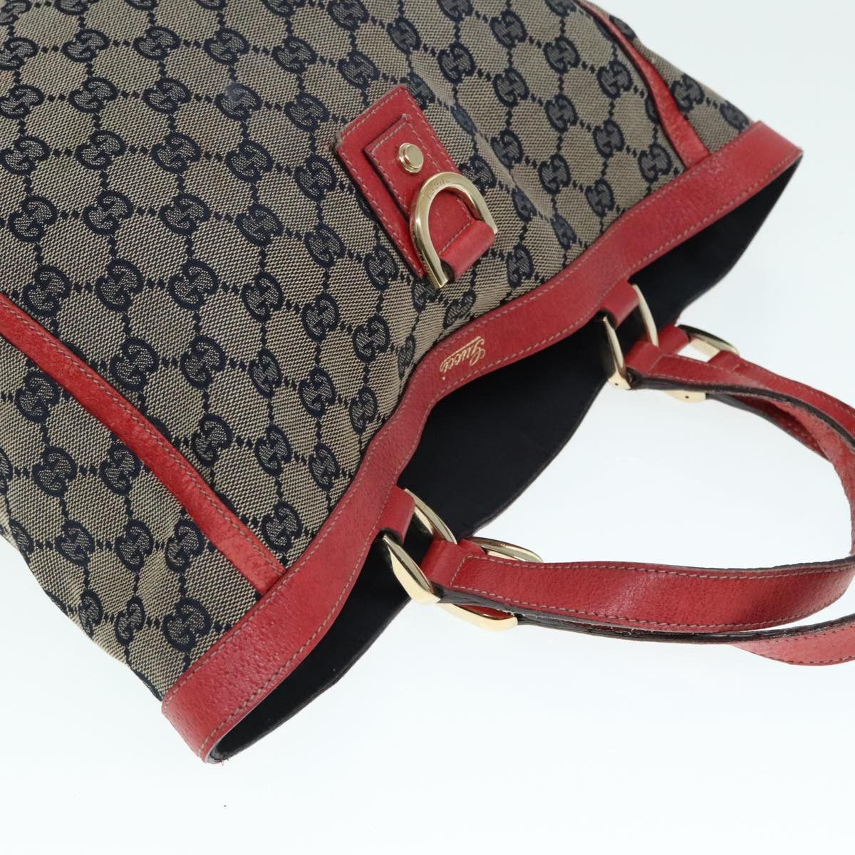 Gucci Beige Canvas Tote Bag (Pre-Owned) Size ONE SIZE - 14 Thumbnail