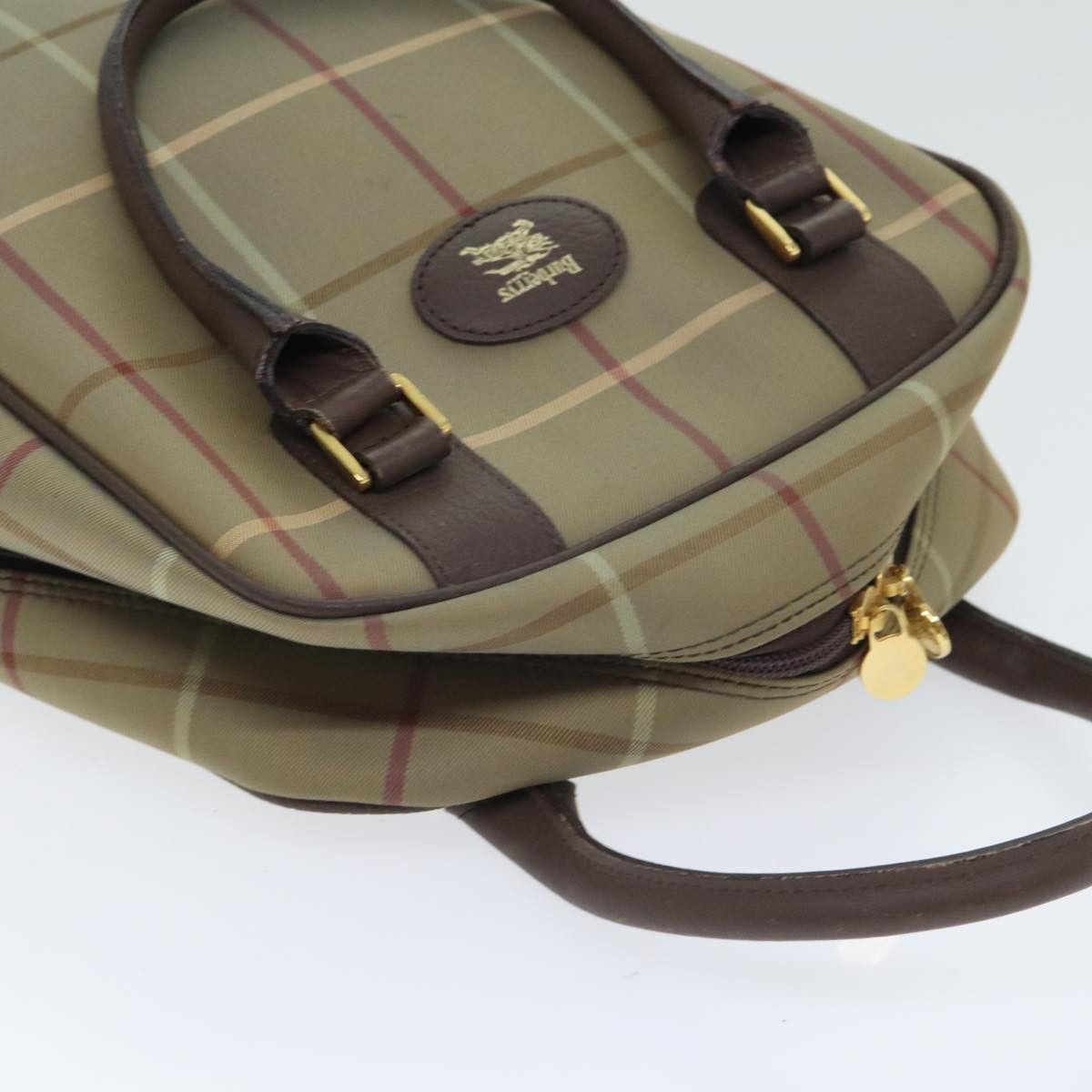 Burberry Beige Canvas Handbag (Pre-Owned) Size ONE SIZE - 14 Thumbnail