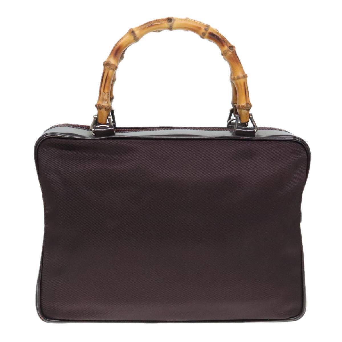 Gucci Bamboo Brown Synthetic Handbag (Pre-Owned) Size ONE SIZE - 2 Thumbnail