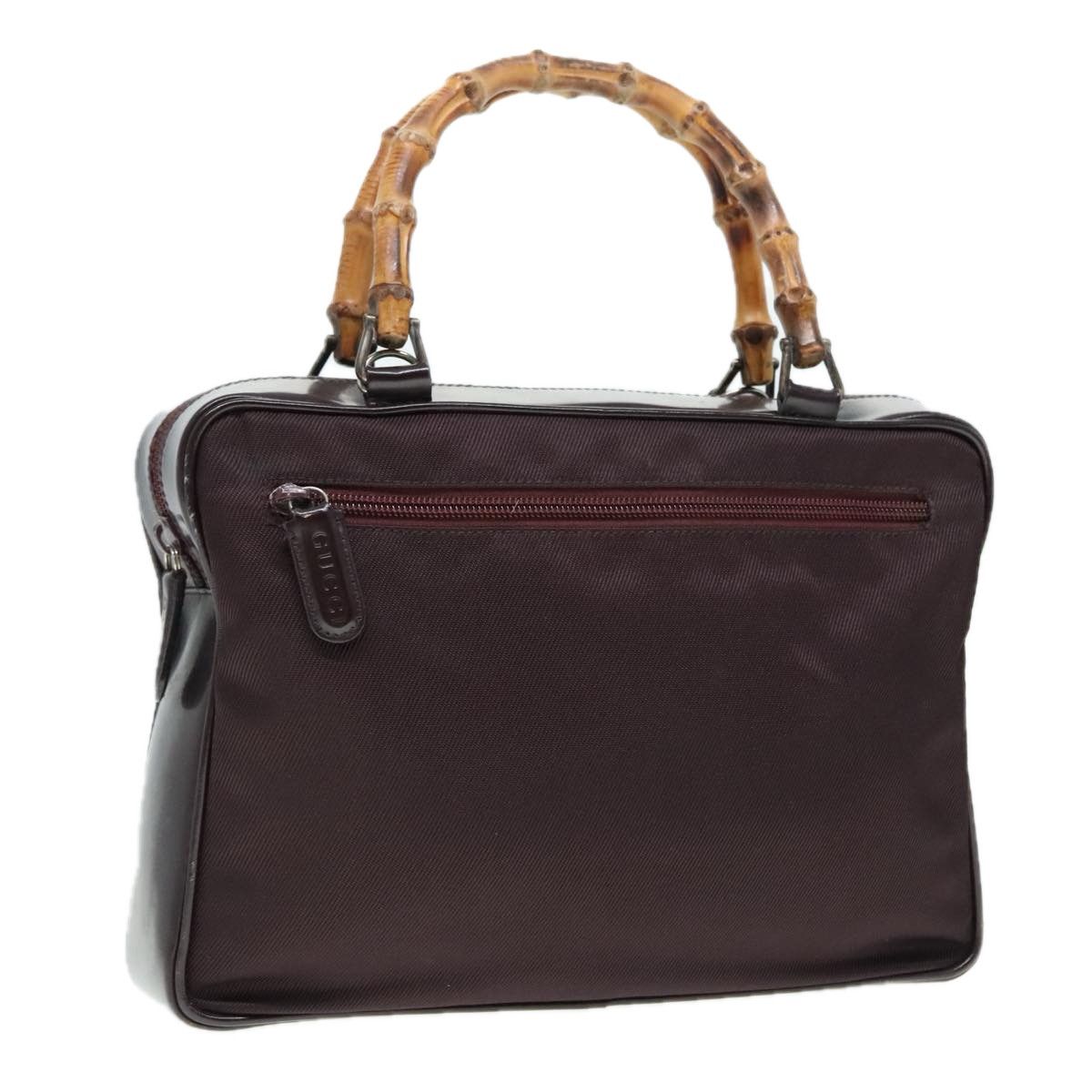 Gucci Bamboo Brown Synthetic Handbag (Pre-Owned) Size ONE SIZE - 17 Thumbnail