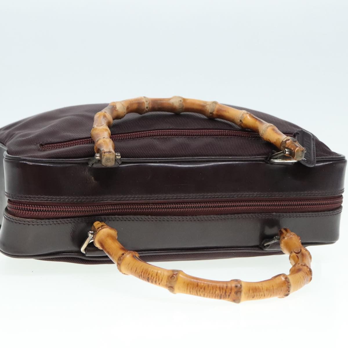 Gucci Bamboo Brown Synthetic Handbag (Pre-Owned) Size ONE SIZE - 10 Thumbnail