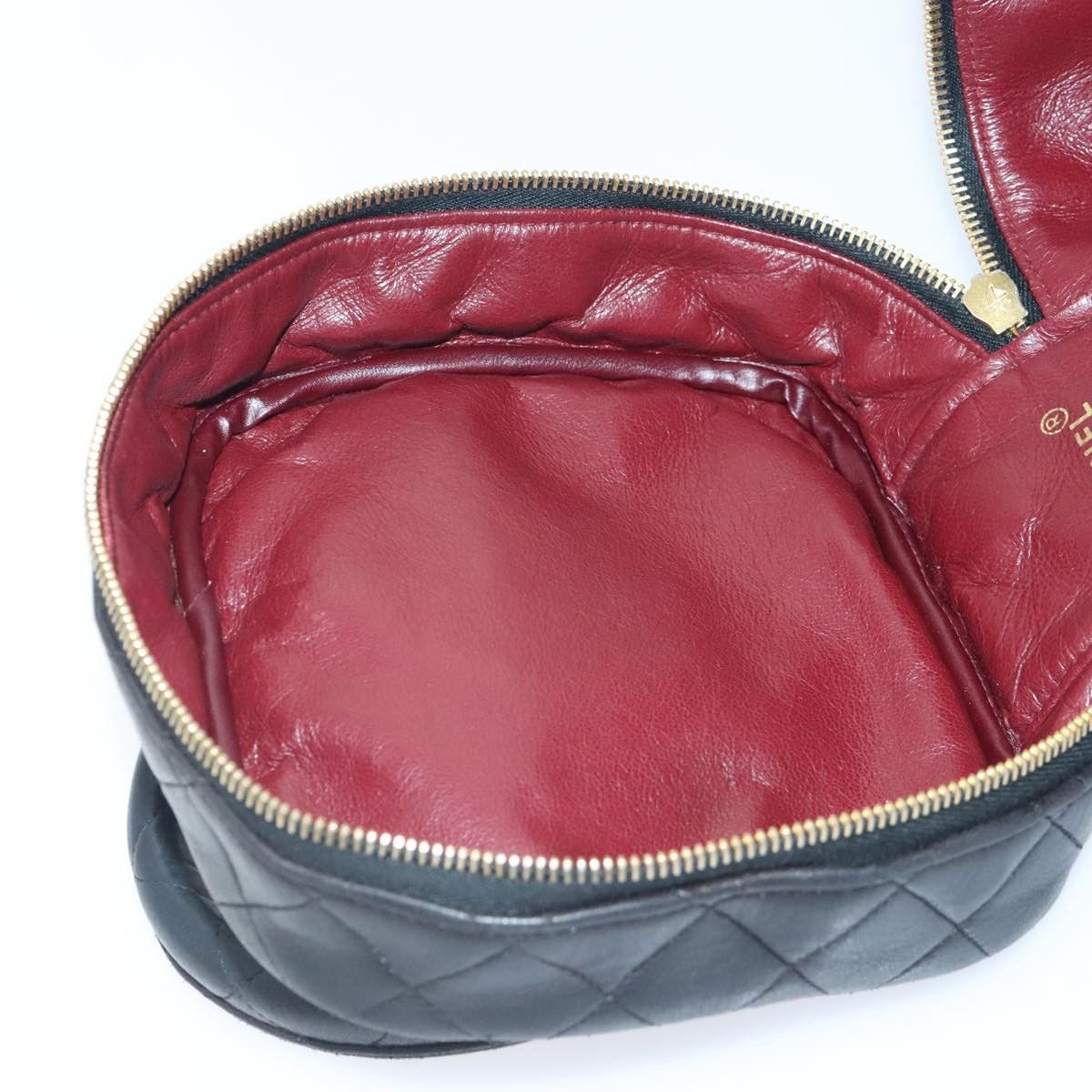 Chanel Vanity Black Leather Handbag (Pre-Owned) Size ONE SIZE - 10 Thumbnail