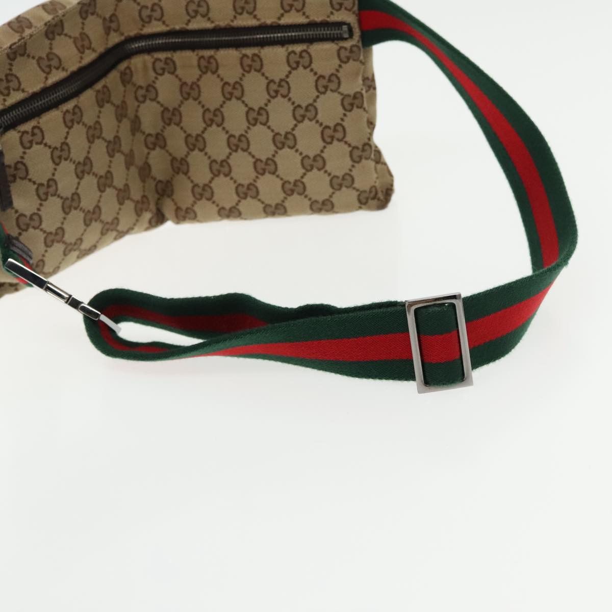 Gucci Sherry Beige Canvas Shoulder Bag (Pre-Owned) Size ONE SIZE - 5 Thumbnail