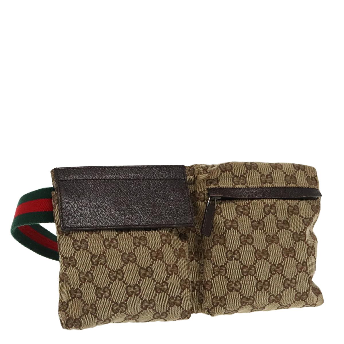 Gucci Sherry Beige Canvas Shoulder Bag (Pre-Owned) Size ONE SIZE - 17 Thumbnail