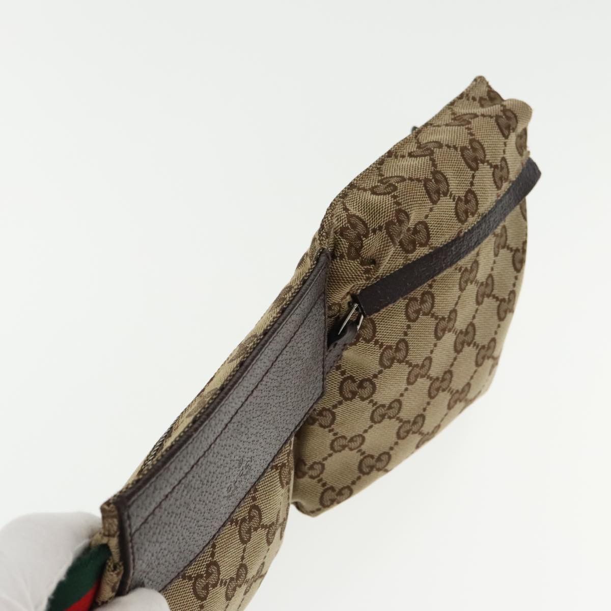 Gucci Sherry Beige Canvas Shoulder Bag (Pre-Owned) Size ONE SIZE - 18 Thumbnail