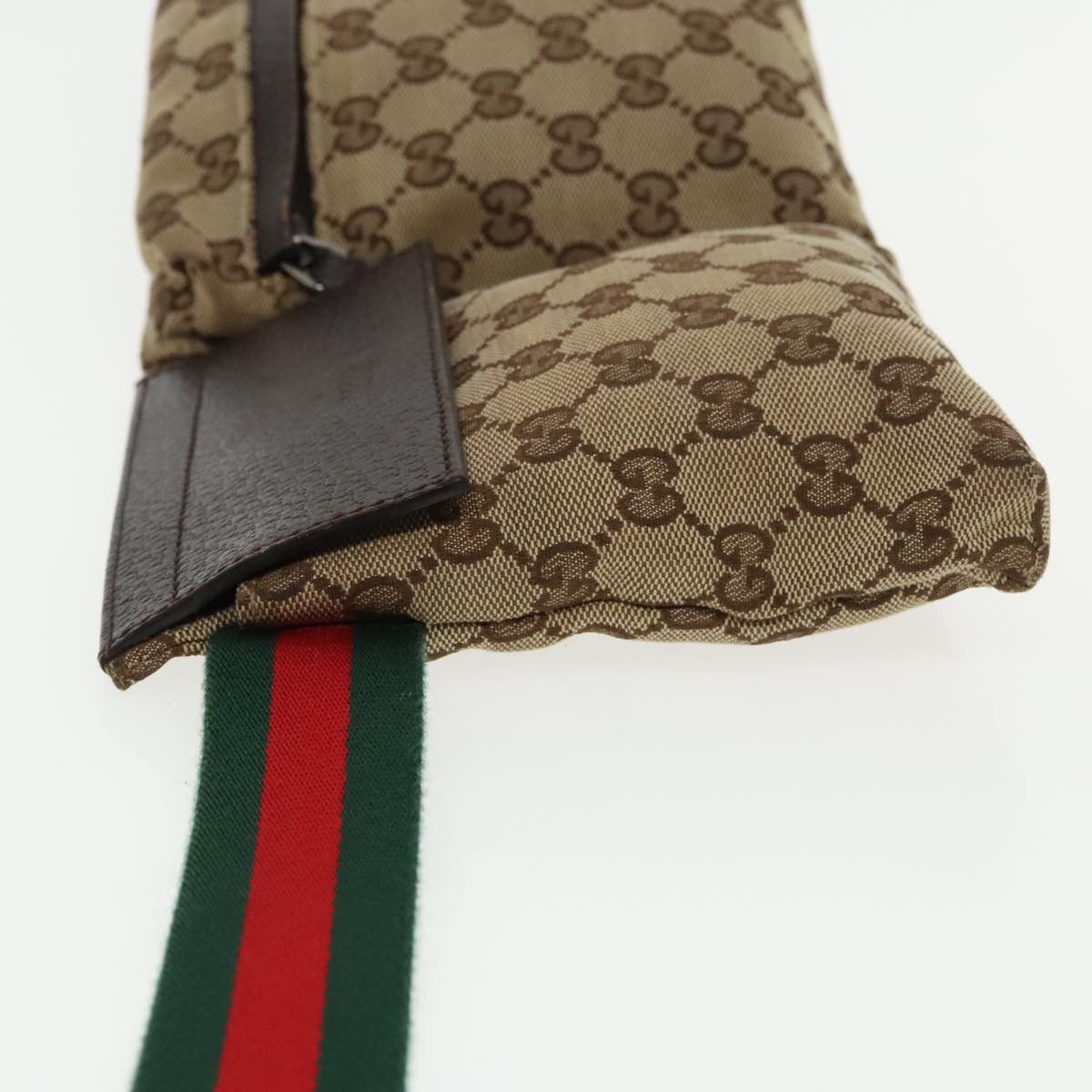 Gucci Sherry Beige Canvas Shoulder Bag (Pre-Owned) Size ONE SIZE - 4 Thumbnail