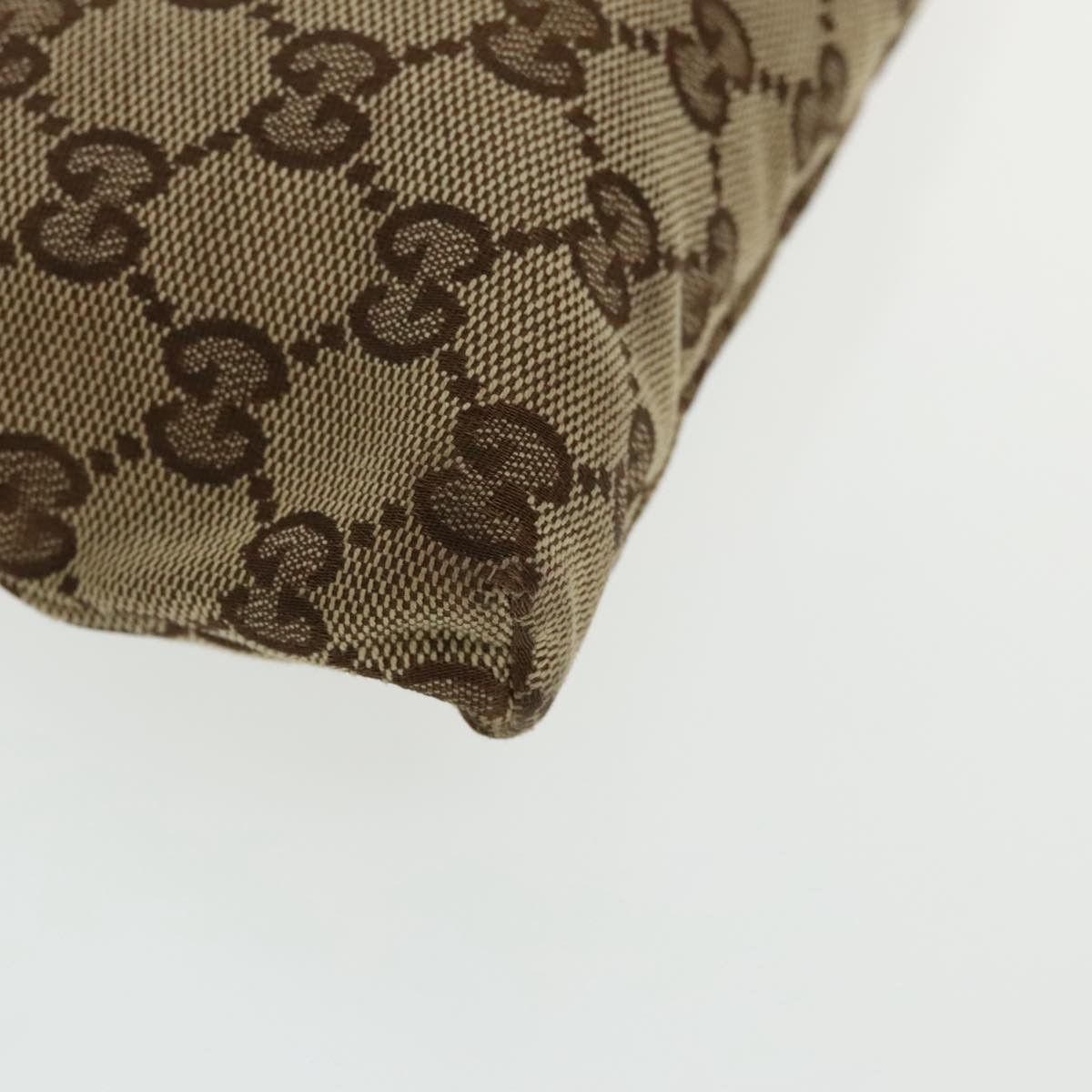 Gucci Sherry Beige Canvas Shoulder Bag (Pre-Owned) Size ONE SIZE - 7 Thumbnail