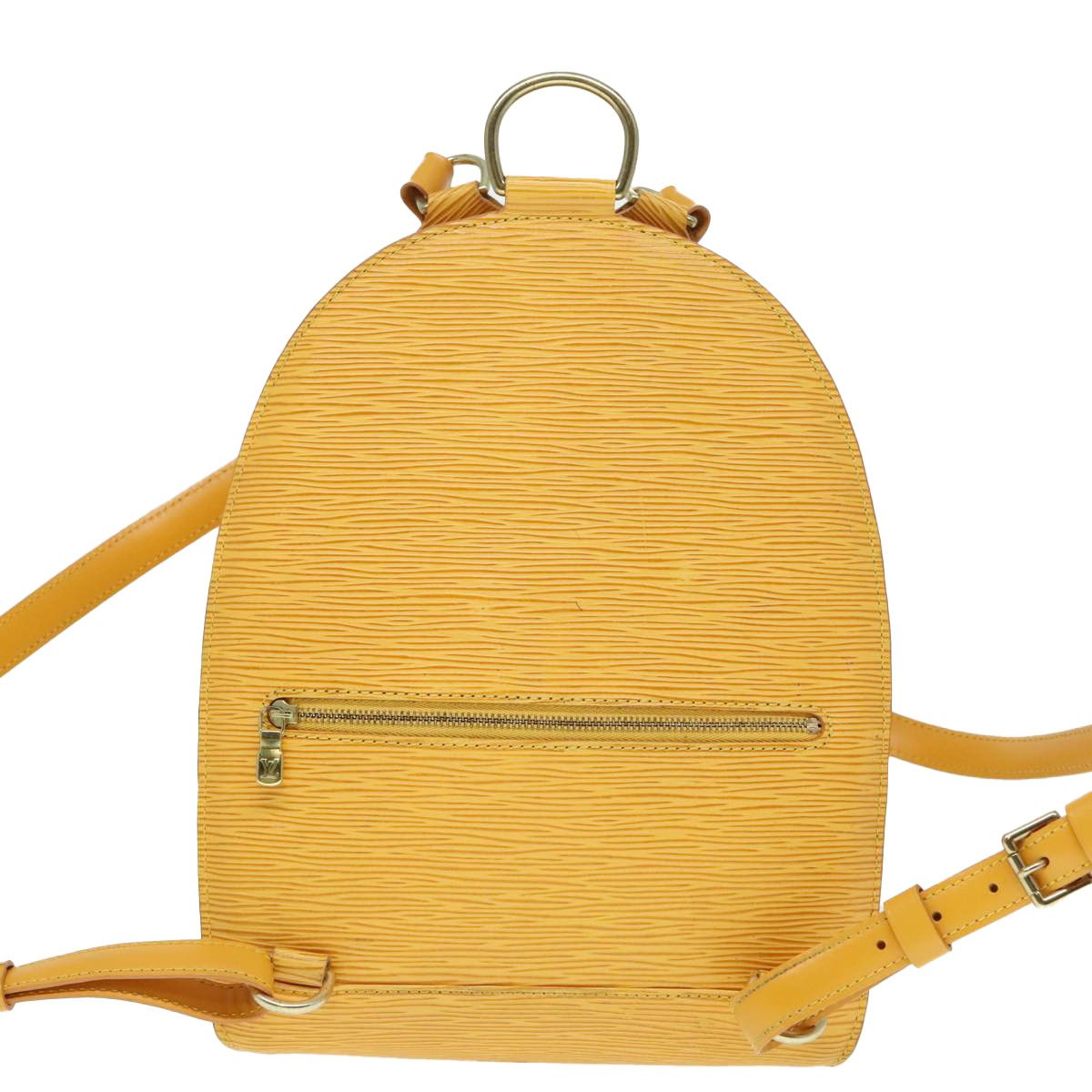 Louis Vuitton Mabillon Yellow Leather Backpack Bag (Pre-Owned) Size ONE SIZE - 2 Thumbnail