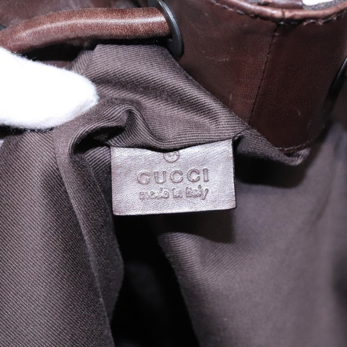 Gucci Marmont Brown Canvas Shoulder Bag (Pre-Owned) Size ONE SIZE - 12 Thumbnail