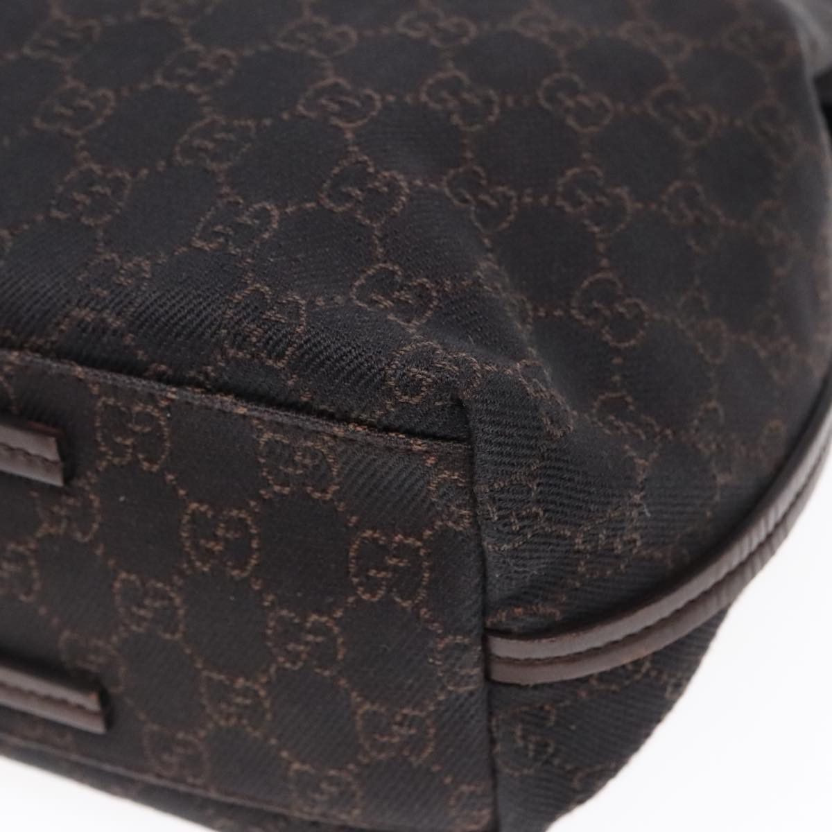 Gucci Marmont Brown Canvas Shoulder Bag (Pre-Owned) Size ONE SIZE - 9 Thumbnail