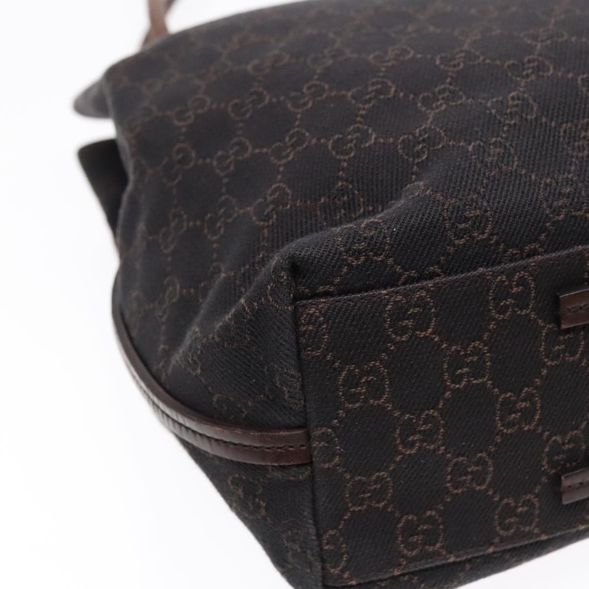 Gucci Marmont Brown Canvas Shoulder Bag (Pre-Owned) Size ONE SIZE - 8 Thumbnail