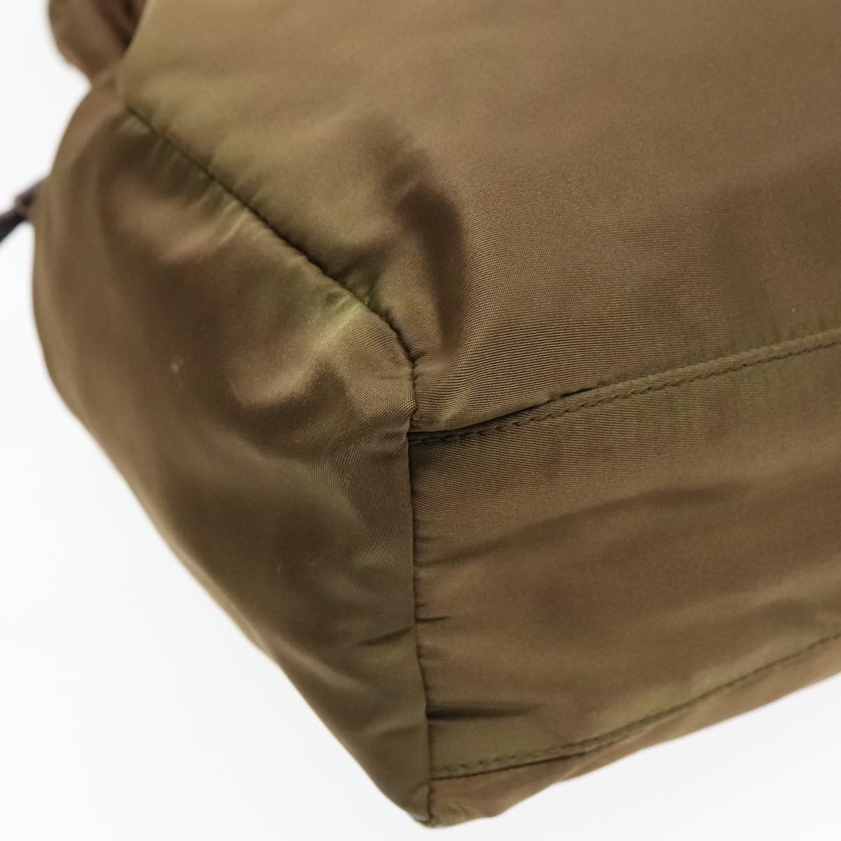 Prada Tessuto Khaki Synthetic Shoulder Bag (Pre-Owned) Size ONE SIZE - 20 Thumbnail