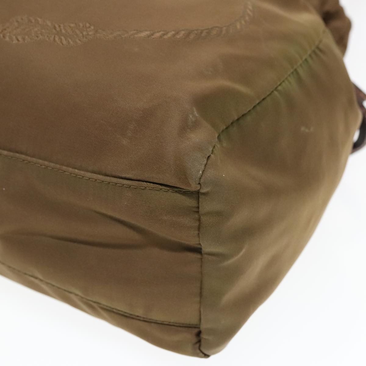 Prada Tessuto Khaki Synthetic Shoulder Bag (Pre-Owned) Size ONE SIZE - 17 Thumbnail