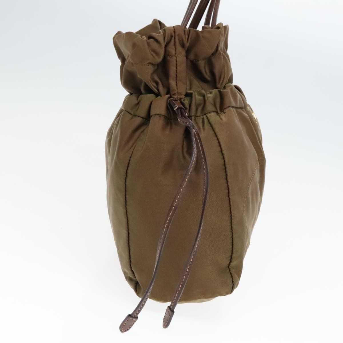 Prada Tessuto Khaki Synthetic Shoulder Bag (Pre-Owned) Size ONE SIZE - 3 Thumbnail