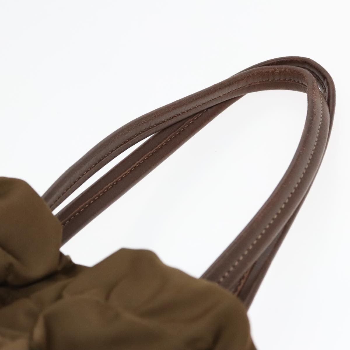Prada Tessuto Khaki Synthetic Shoulder Bag (Pre-Owned) Size ONE SIZE - 16 Thumbnail