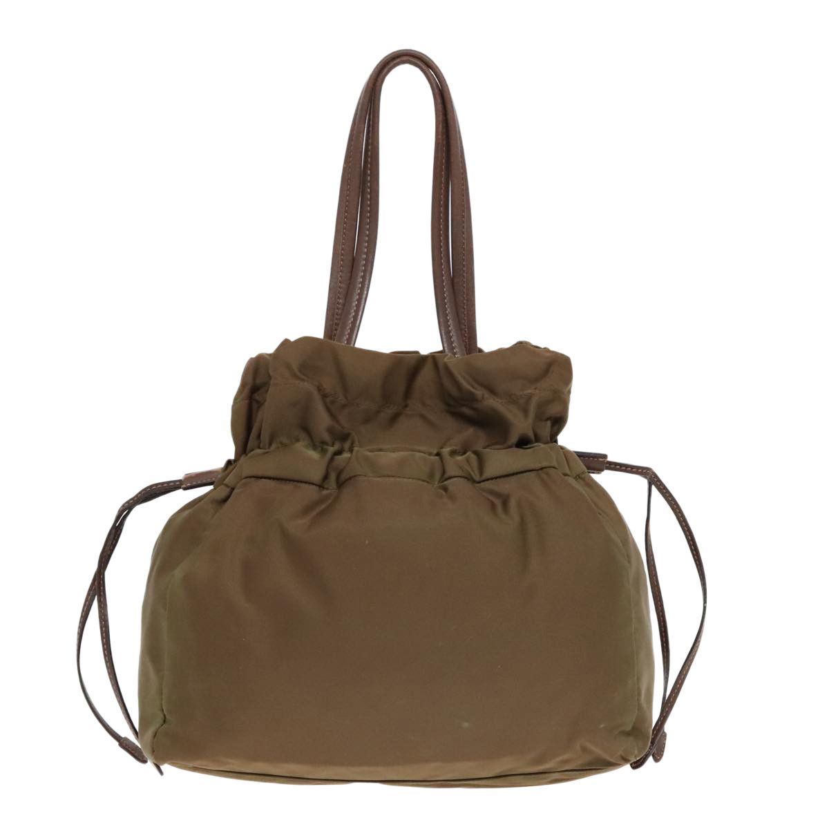 Prada Tessuto Khaki Synthetic Shoulder Bag (Pre-Owned) Size ONE SIZE - 2 Thumbnail