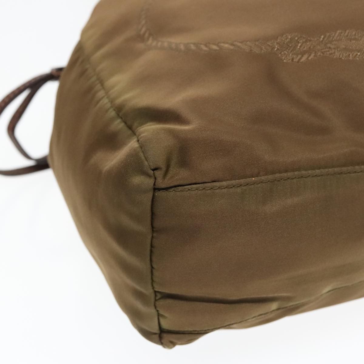 Prada Tessuto Khaki Synthetic Shoulder Bag (Pre-Owned) Size ONE SIZE - 18 Thumbnail