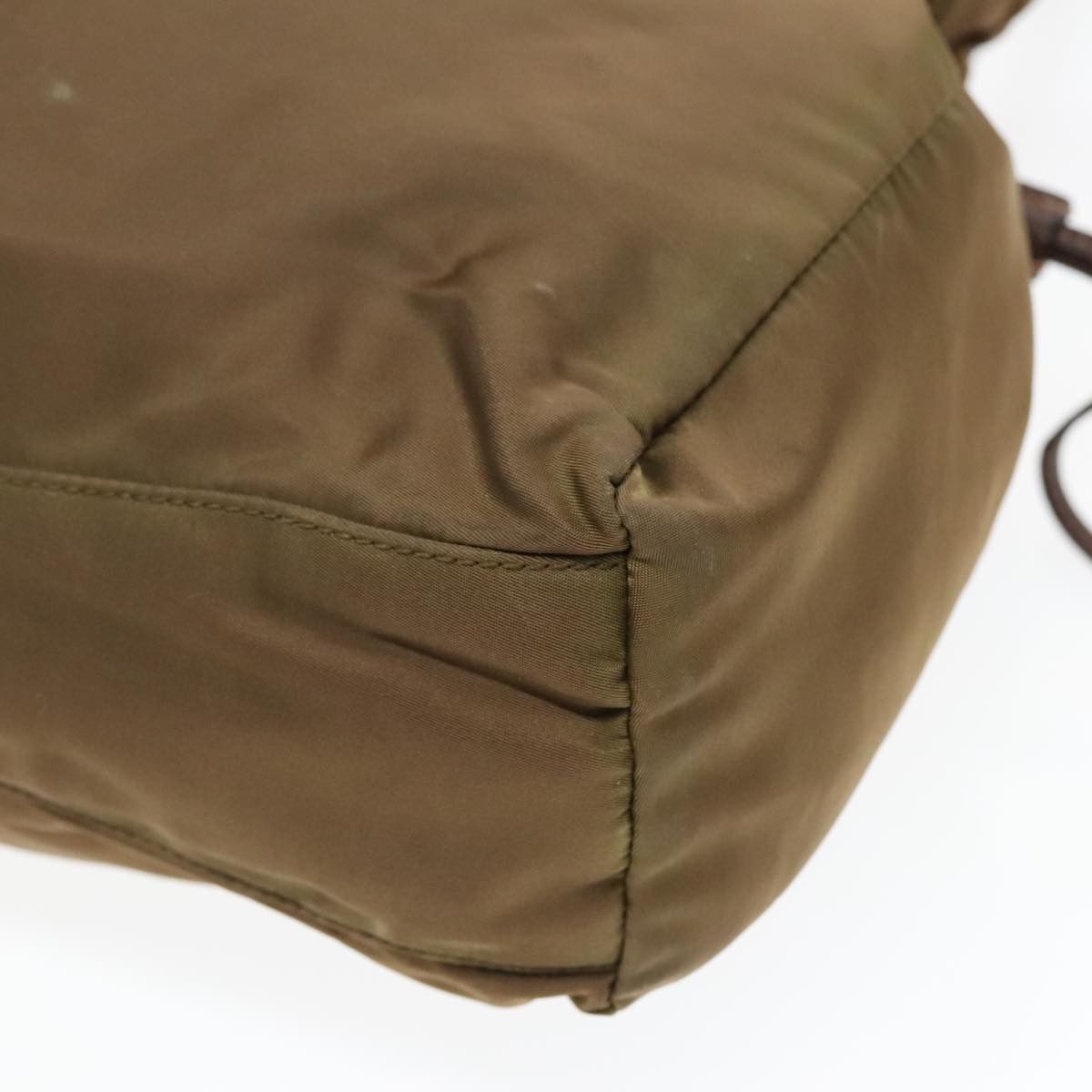 Prada Tessuto Khaki Synthetic Shoulder Bag (Pre-Owned) Size ONE SIZE - 19 Thumbnail