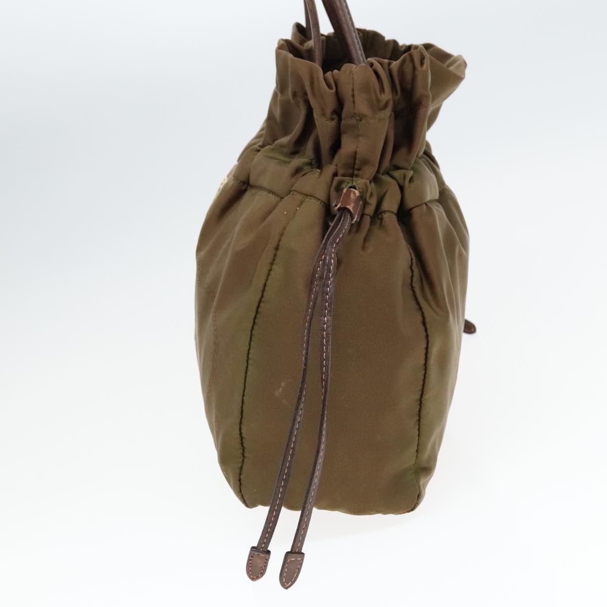 Prada Tessuto Khaki Synthetic Shoulder Bag (Pre-Owned) Size ONE SIZE - 4 Thumbnail