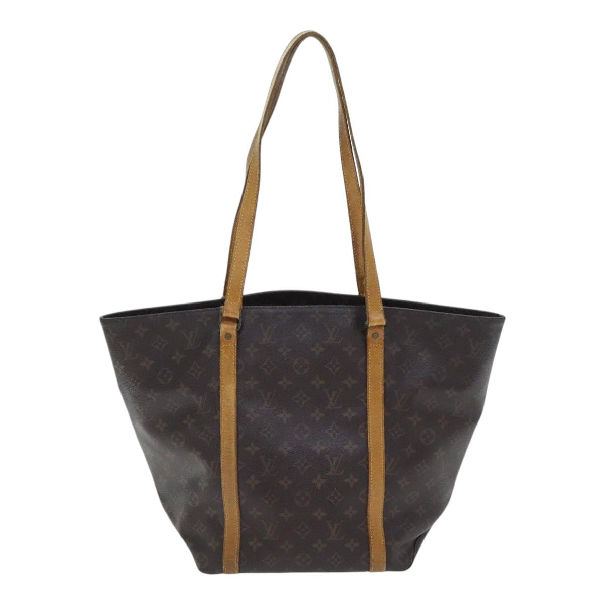Louis Vuitton Shopping Brown Canvas Tote Bag (Pre-Owned) Size ONE SIZE - 2 Thumbnail