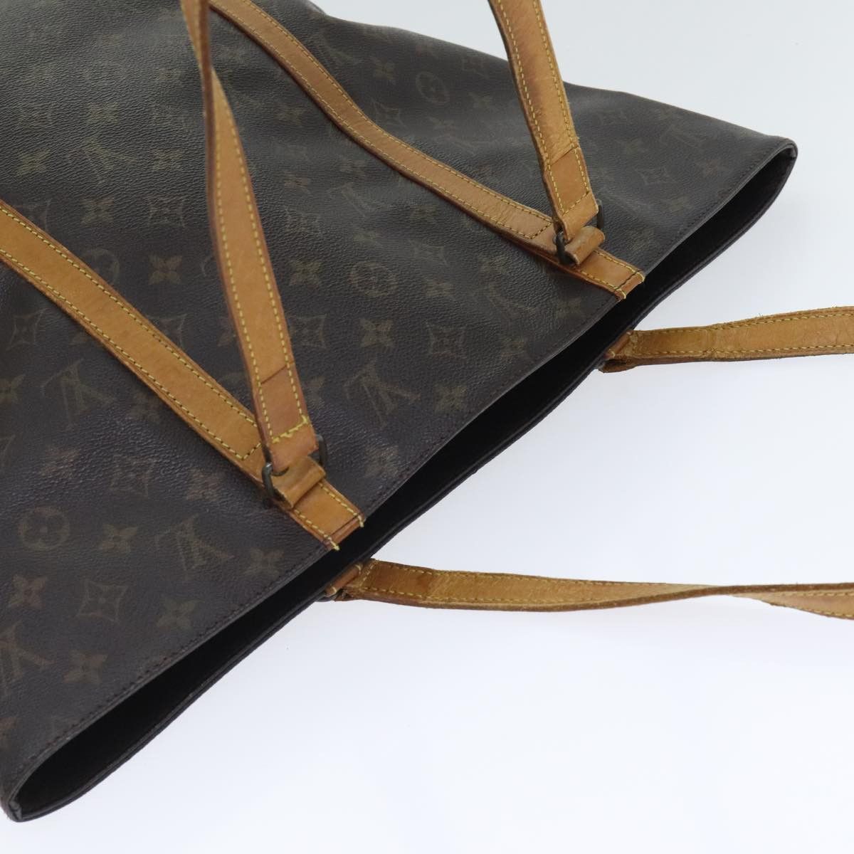 Louis Vuitton Shopping Brown Canvas Tote Bag (Pre-Owned) Size ONE SIZE - 7 Thumbnail