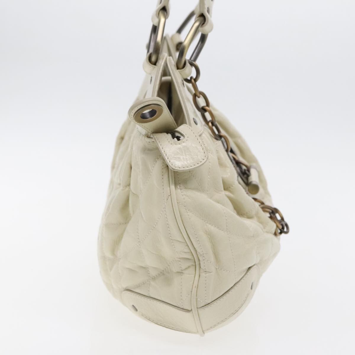 Bally Beige Leather Handbag (Pre-Owned) Size ONE SIZE - 3 Thumbnail