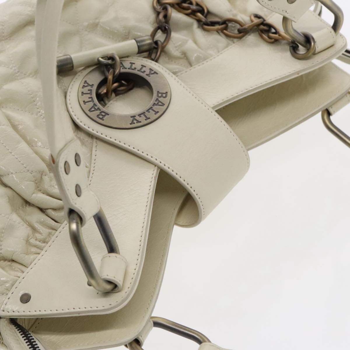 Bally Beige Leather Handbag (Pre-Owned) Size ONE SIZE - 16 Thumbnail