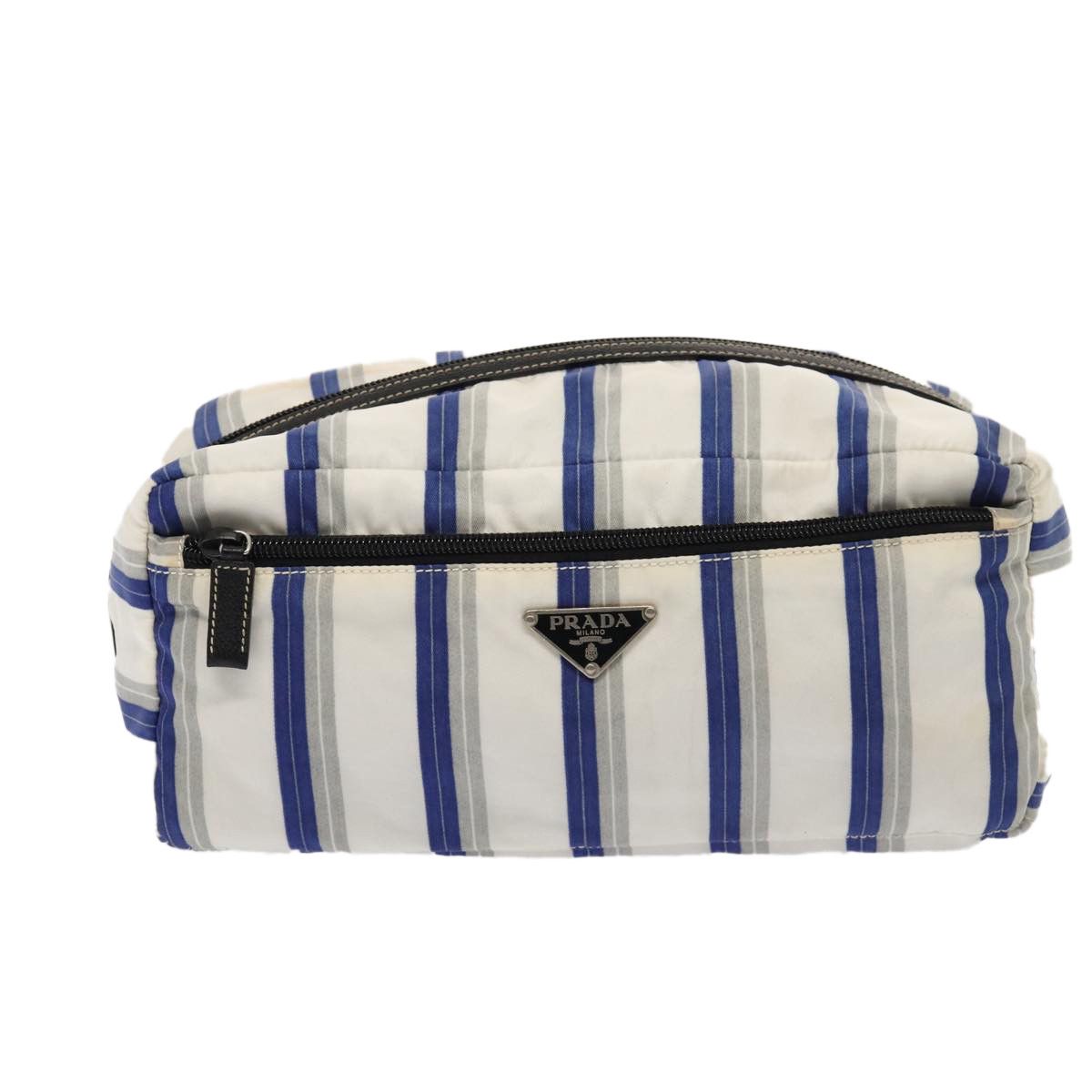 Prada Re-Nylon White Canvas Clutch Bag (Pre-Owned) Size ONE SIZE - 2 Thumbnail