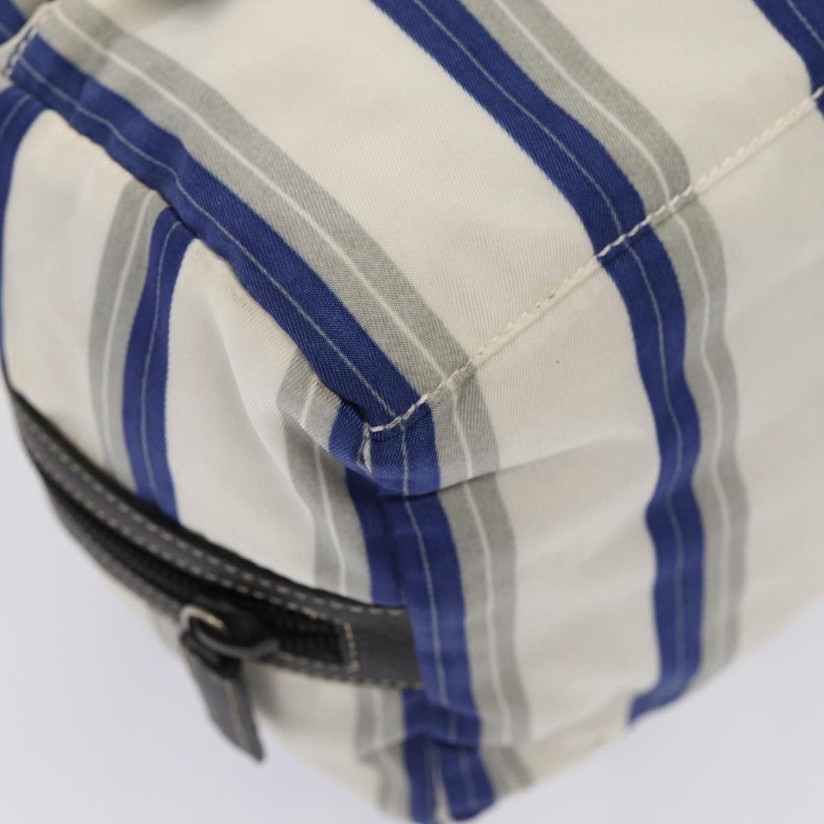 Prada Re-Nylon White Canvas Clutch Bag (Pre-Owned) Size ONE SIZE - 8 Thumbnail