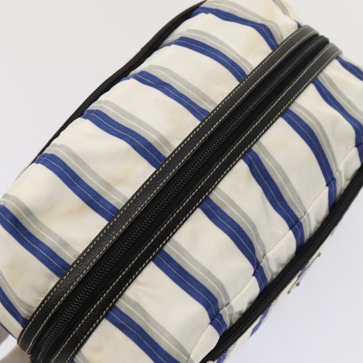 Prada Re-Nylon White Canvas Clutch Bag (Pre-Owned) Size ONE SIZE - 14 Thumbnail