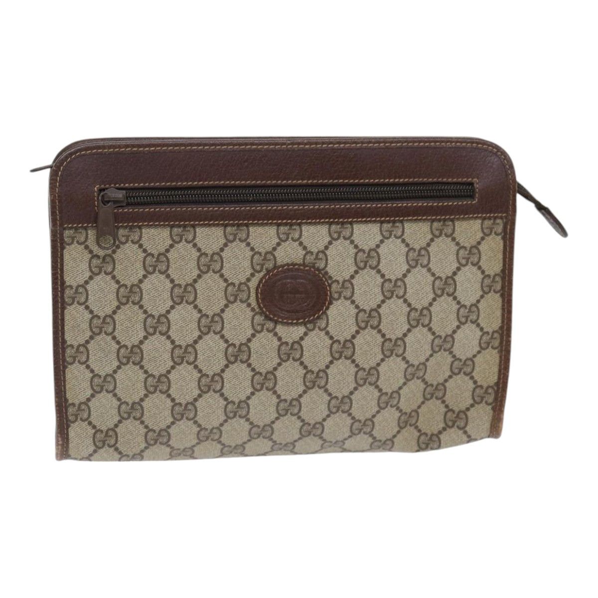 Gucci Beige Canvas Clutch Bag (Pre-Owned) Size ONE SIZE - 18 Thumbnail