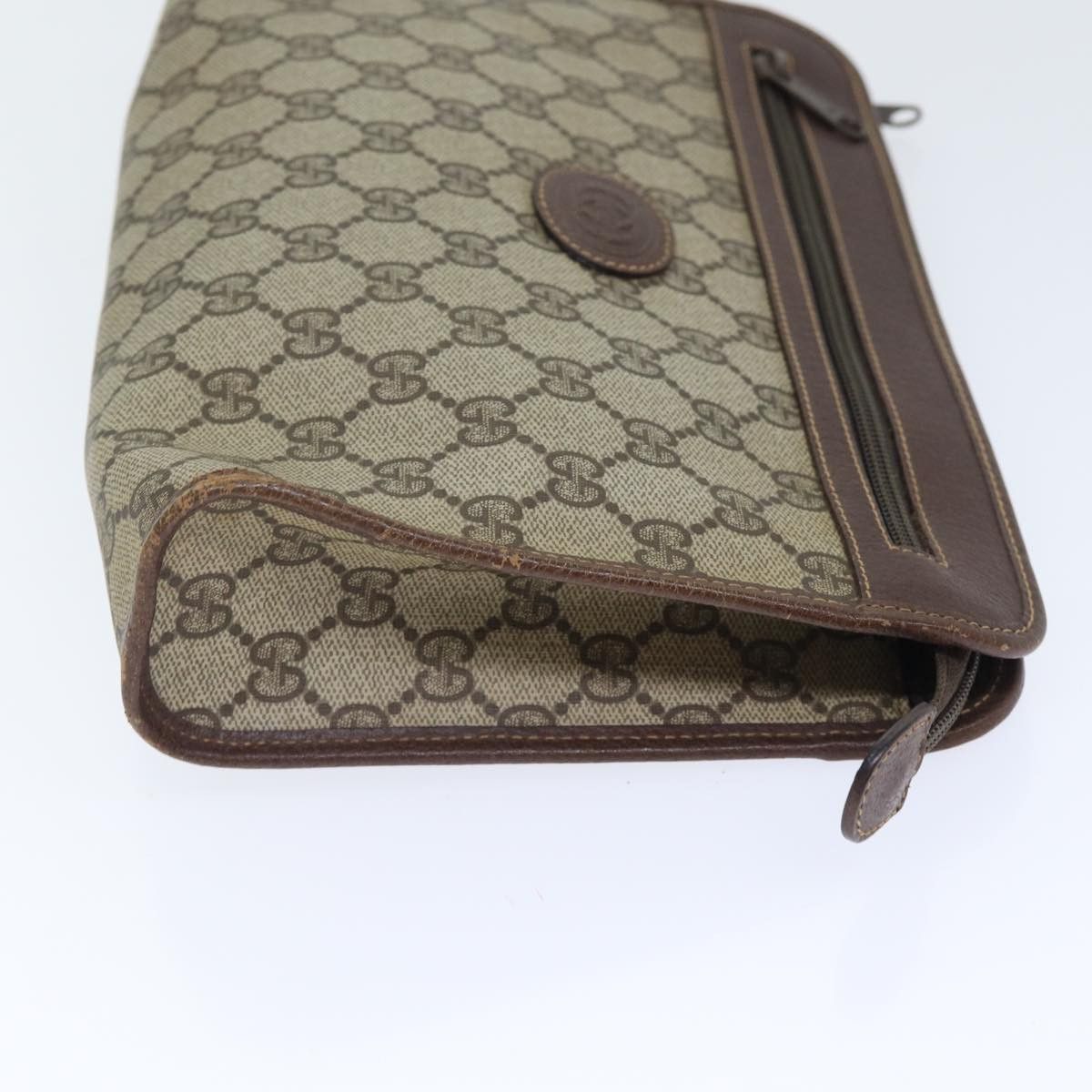 Gucci Beige Canvas Clutch Bag (Pre-Owned) Size ONE SIZE - 3 Thumbnail