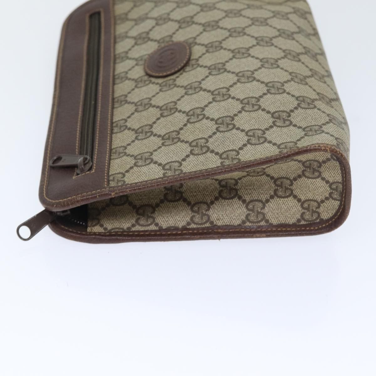Gucci Beige Canvas Clutch Bag (Pre-Owned) Size ONE SIZE - 10 Thumbnail