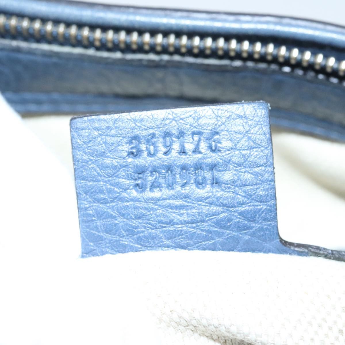 Gucci Soho Blue Leather Handbag (Pre-Owned) Size ONE SIZE - 12 Thumbnail