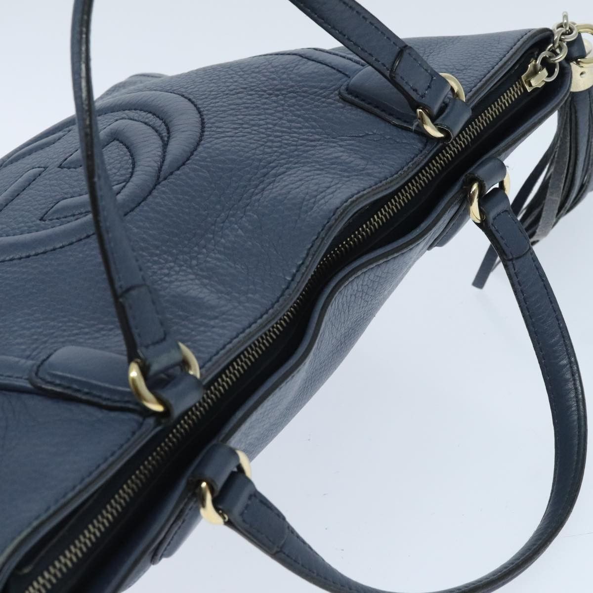 Gucci Soho Blue Leather Handbag (Pre-Owned) Size ONE SIZE - 17 Thumbnail