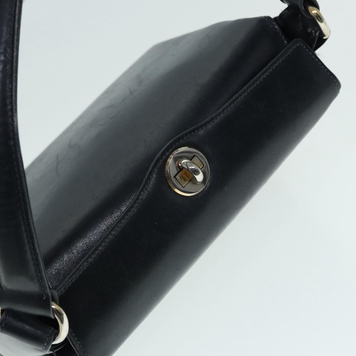 Gucci Black Leather Shoulder Bag (Pre-Owned) Size ONE SIZE - 13 Thumbnail