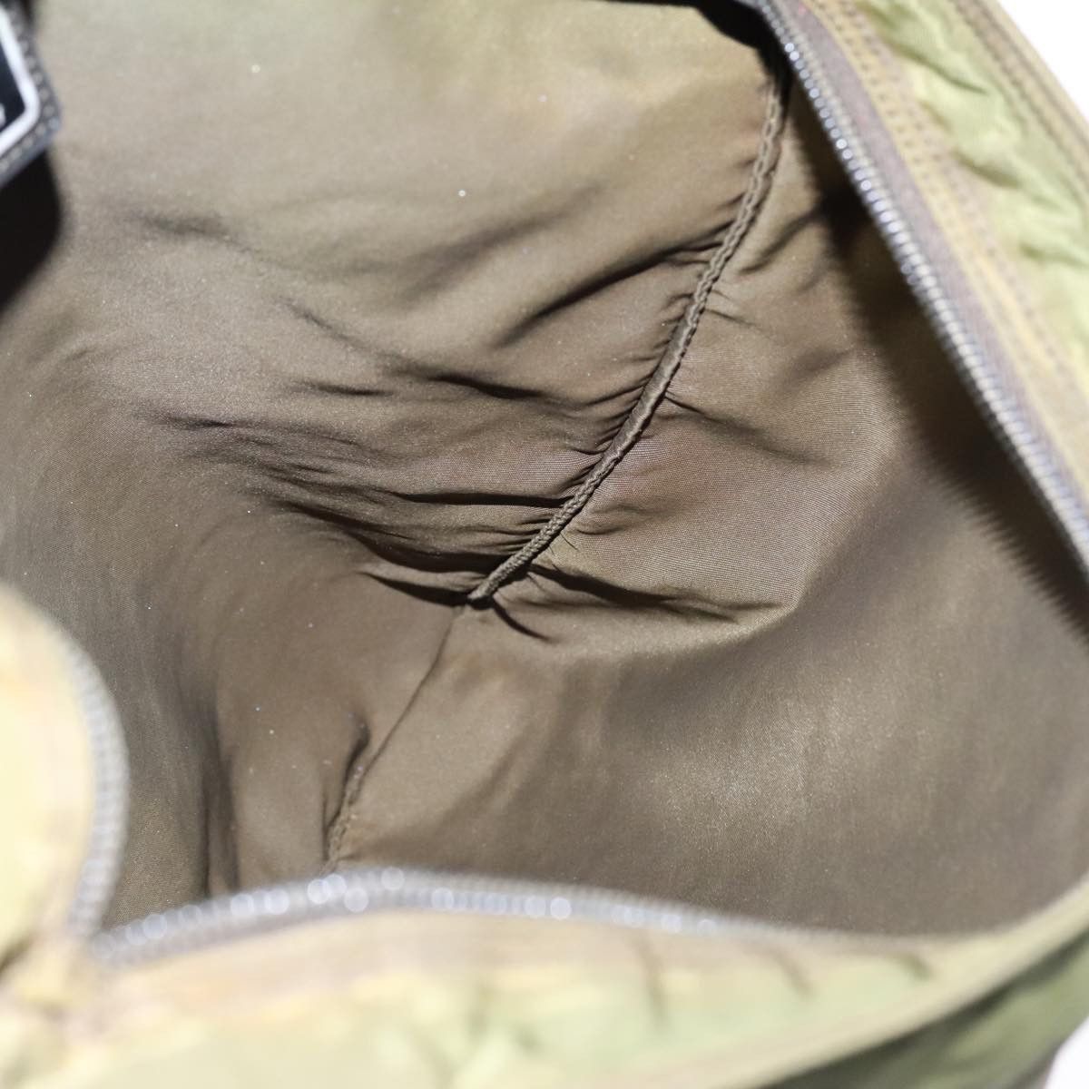 Prada Re-Nylon Khaki Synthetic Shoulder Bag (Pre-Owned) Size ONE SIZE - 20 Thumbnail