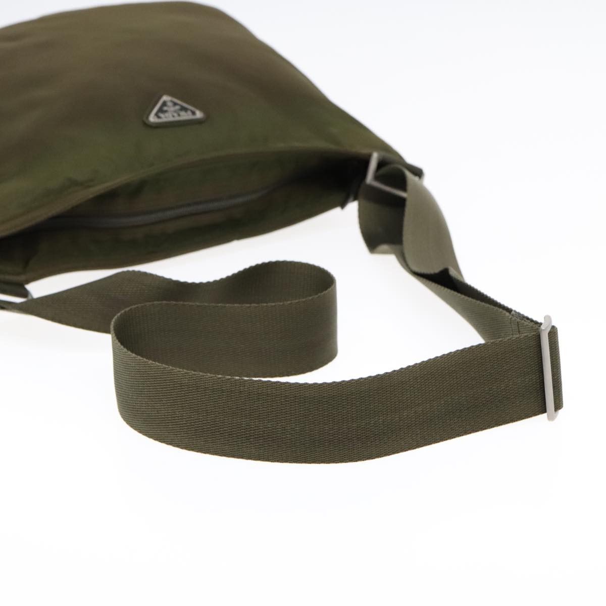 Prada Re-Nylon Khaki Synthetic Shoulder Bag (Pre-Owned) Size ONE SIZE - 5 Thumbnail
