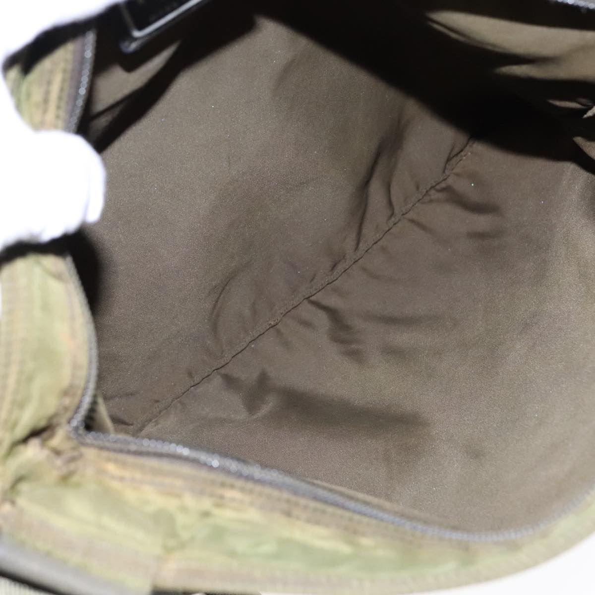 Prada Re-Nylon Khaki Synthetic Shoulder Bag (Pre-Owned) Size ONE SIZE - 12 Thumbnail